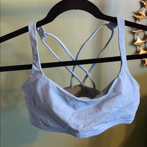 Blue LuLu Lemon Sports Bra